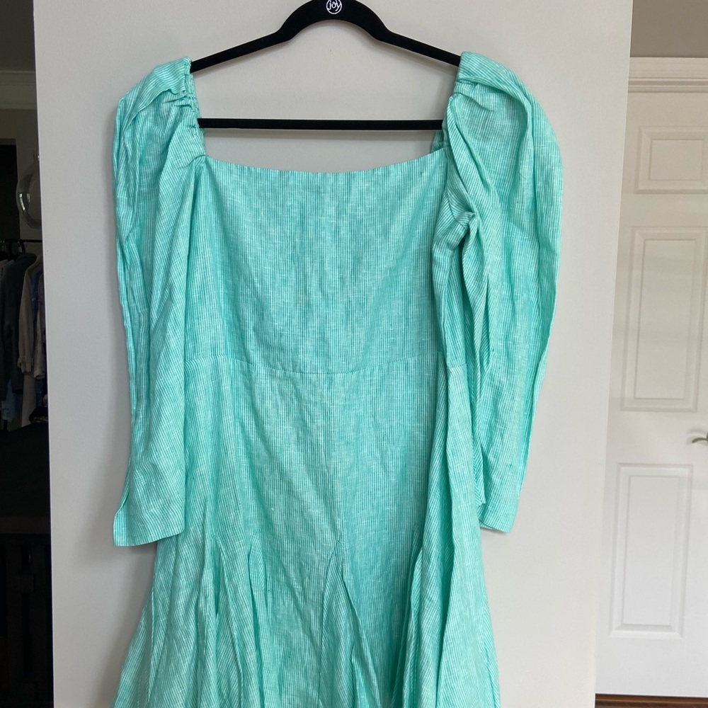 Milly‎ Resort and Travel Linen Dress, ANAIS, size M - Picture 6 of 8